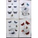 FREE SHIPPING 4 Butterflies Russian glass figurines