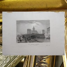 Гравюра Казанский собор Петербург Meyer 1848