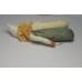 girl Muff (handwarmer) Antique Christmas Spun-Cotton Ornament Made in USSR 1940