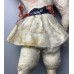 girl Muff (handwarmer) Antique Christmas Spun-Cotton Ornament Made in USSR 1940