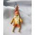 girl Muff (handwarmer) Antique Christmas Spun-Cotton Ornament Made in USSR 1940