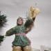 girl Muff (handwarmer) Antique Christmas Spun-Cotton Ornament Made in USSR 1940 girl Muff (handwarmer) Antique Christmas Spun-Cotton Ornament Made in USSR 1940