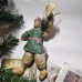 girl Muff (handwarmer) Antique Christmas Spun-Cotton Ornament Made in USSR 1940 girl Muff (handwarmer) Antique Christmas Spun-Cotton Ornament Made in USSR 1940