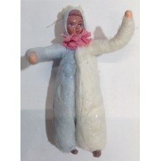 Clown Antique Russian Christmas Spun-Cotton Ornament Made in USSR 1960. Clown Antique Russian Christmas Spun-Cotton Ornament Made in USSR 1960.