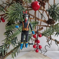 Scary Krampus • Rare  • Unique • Spun-Cotton  • Christmas Ornament
