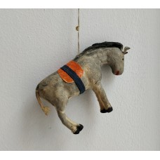 Donkey Antique Russian Christmas Spun-Cotton Ornament Made in USSR 1950.