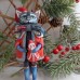 Icelandic Yule cat hanging ornament Christmas