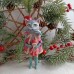 Icelandic Yule cat hanging ornament Christmas