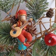 Scary Krampus Horror Christmas Ornament Rare Unique Vintage Style Christmas Spun