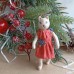 Fashion Cat Rare Antique Style Christmas Spun-Cotton Ornament