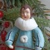 Acrobat Rope Walker Russian Christmas Spun-Cotton Ornament