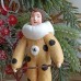 Acrobat | Rope Walker | Antique style | Unique Christmas Spun-Cotton Ornament