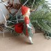 Strawberry Girl | Antique style | Unique Christmas Spun-Cotton Ornament