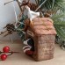 Dog House Antique Style Christmas Spun-Cotton Ornament