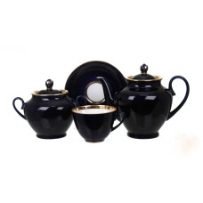 Unique Tea Set Russian Pattern 6/21 Russian Imperial Lomonosov Porcelain