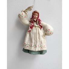 Antique Style Christmas Spun-Cotton Ornament.