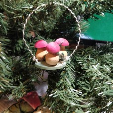 Mister Moon Man Unique Russian Christmas Spun-Cotton Ornament