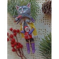 Clown Antique Russian Christmas Ornament FREE SHIPPING Clown Antique Russian Christmas Ornament FREE SHIPPING