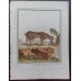 Leclerc, Fritzsch, Buffon Old Colored Copper Stitch circa 1780 Decorative