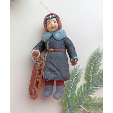 Clown Antique Russian Christmas Ornament FREE SHIPPING Clown Antique Russian Christmas Ornament FREE SHIPPING