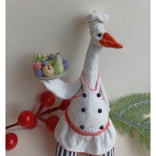 Mammy Very Rare Antique Christmas Spun-Cotton Ornament Made in USSR 1940