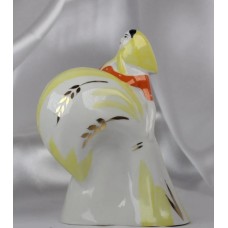 4 Vintage Russian Glass Christmas Ornaments