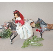 Rare Vintage Dresden Christmas ornament FREE SHIPPING!!