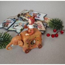 Dog Vintage Dresden Ornament FREE SHIPPING!!
