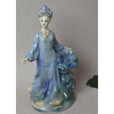 4 Vintage Russian Glass Christmas ornaments