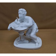 USSR 1960s Writting Boy Lomonosov Porcelain