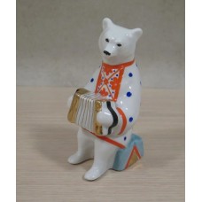 French Bulldog Color Russian color glass figurine