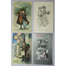 Friends Forever Vintage postcard 1930'