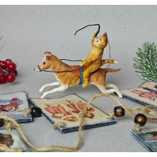 cat riding on the back of a running dog cat riding on the back of a running dog