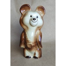 Misha Bear 1980 Olympic USSR ceramics figurine