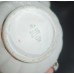 Russian Antique Cobalt White Enamel Button