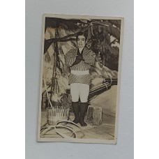 Man with Letter Russian Antique Postcard
