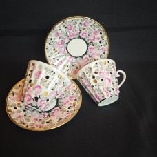 Vintage Pink Glass Christmas Ornament
