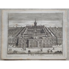 LONDON STOCK EXCHANGE ENGLAND 1754 THOMAS SALMON ANTIQUE COPPER ENGRAVED VIEW