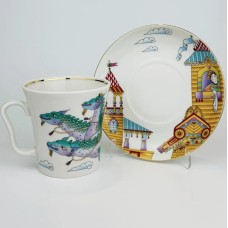 NEW mug and saucer 