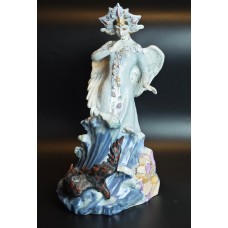 Cute Leopard Cub Lomonosov porcelain figurine