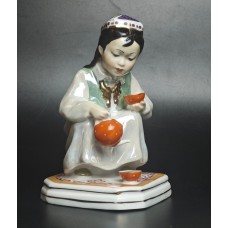 Zebra Russian Lomonosov porcelain figurine