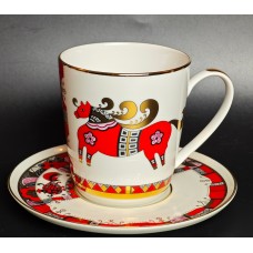 Rare Tea Mug and Saucer 