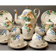 Garden - ~ Vintage Tea  Set 6/23 ~ Lomonosov Porcelain 1970s