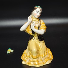 Man with Rooster USSR Porcelain Figurine 1960s