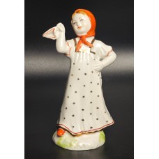 USSR 1950 Bear-General Rare LZFI porcelain figurine