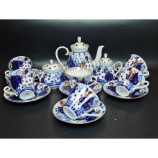 Churches ~ Tea Set 6/14 ~ Imperial Lomonosov Porcelain