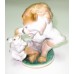 Lion and Rabbit Lomonosov porcelain figurine, USSR Lion and Rabbit Lomonosov porcelain figurine, USSR