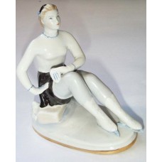 USSR 1960s Beautiful Figure Skater Lomonosov