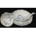Vintage Meakin Hanley Plate, Gravy-Boat and Ladle