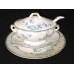 Vintage Meakin Hanley Plate, Gravy-Boat and Ladle